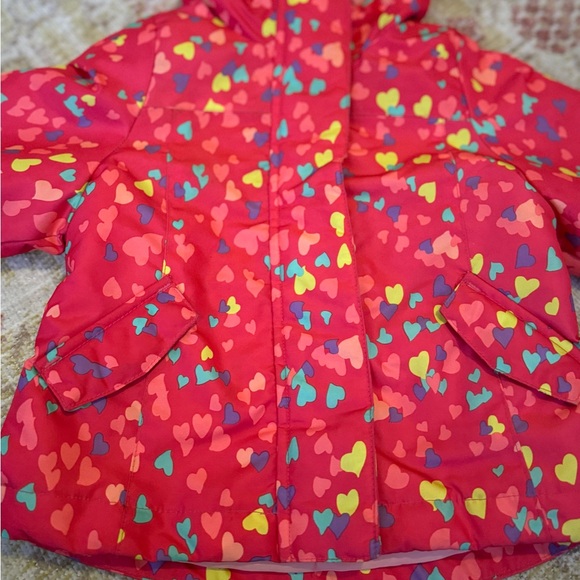 Colorful Heart Pattern Kids Jacket 18 month - Picture 3 of 5